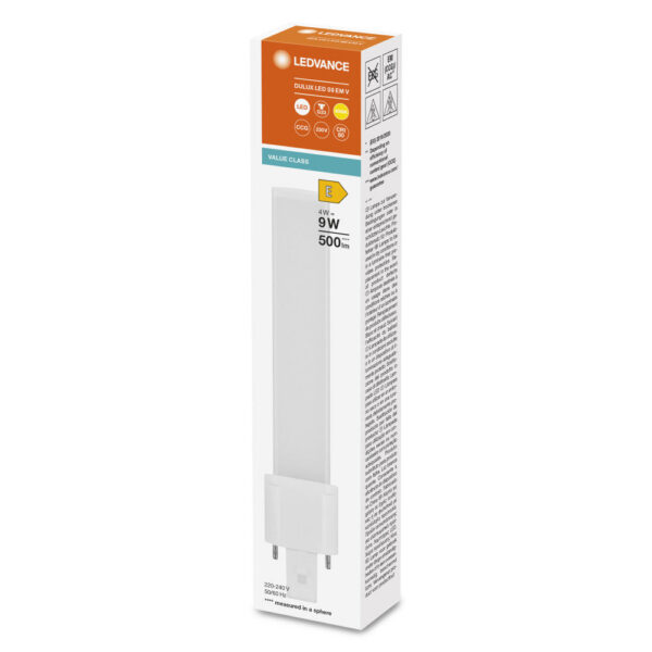 [LVE-4058075822979] Lámpara LED Ledvance/DULUX G23 4W 500Lm 3000K 120º IP20