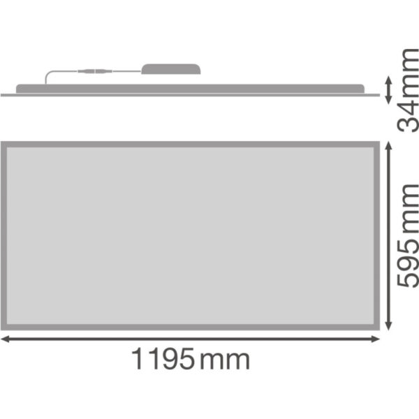 [LVE-4099854017643] Panel LED Ledvance   53W 5830Lm 4000K 90º IP40/IP20