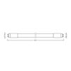 [LVE-4099854025914] Tubo LED T8 Ledvance Balastro Electrónico G13 14W 1900Lm 3000K 190º IP20