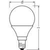 [LVE-4099854044083] Ledvance/Osram Bombilla LED "Classic" E14 4,9W 470Lm 2700K 200º IP20 Regulable