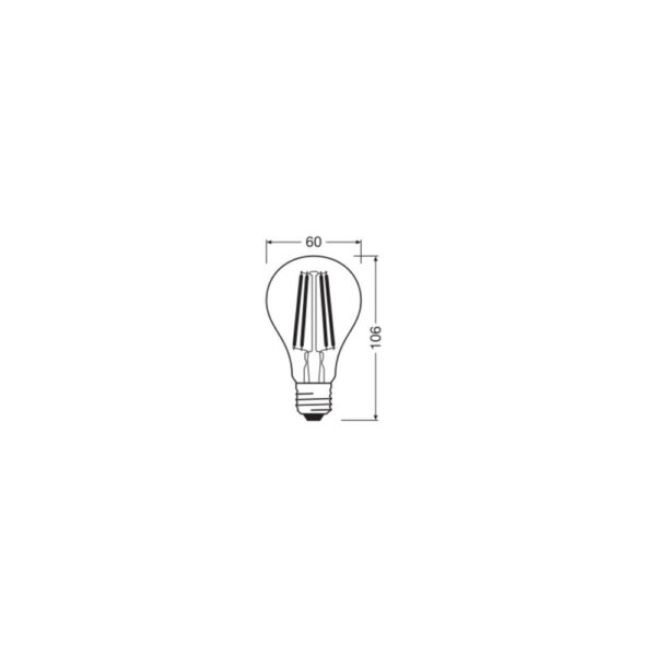 [LVE-4099854048197] Ledvance/Osram Bombilla LED "Classic" E27 4,9W 470Lm 2700K 320º IP20