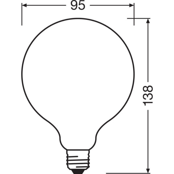 [LVE-4099854060793] Ledvance/Osram Bombilla LED "Classic" E27 11W 1521Lm 2700K 300º IP20 Regulable