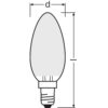 [LVE-4099854061790] Ledvance/Osram Bombilla LED "Classic" E14 3,4W 470Lm 4000K 300º IP20 Regulable