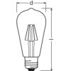 [LVE-4099854062322] Ledvance/Osram Bombilla LED "Classic" E27 5,8W 806Lm 2700K 300º IP20 Regulable