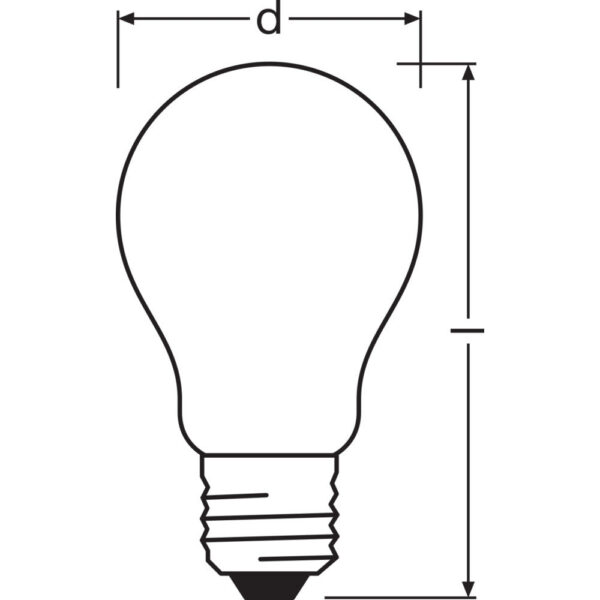 [LVE-4099854065378] Ledvance/Osram Bombilla LED "Classic" E27 4,2W 470Lm 2700K 300º IP20 Regulable