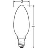 [LVE-4099854065613] Ledvance/Osram Bombilla LED "Classic" E14 4,2W 470Lm 2700K 300º IP20 Regulable