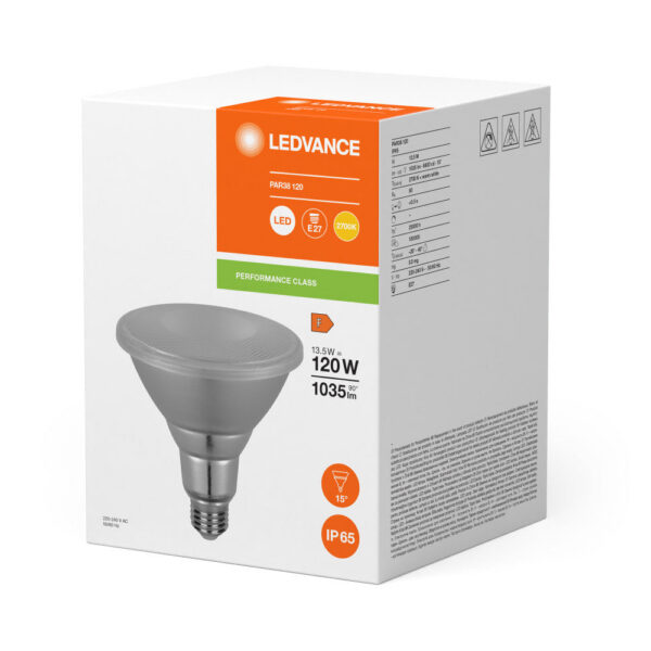 [LVE-4099854067808] Ledvance/Osram Bombilla LED Spot E27 13,5W 1035Lm 2700K 15º IP65
