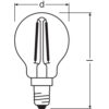 [LVE-4099854069215] Ledvance/Osram Bombilla LED "Classic" E14 2,5W 250Lm 2700K 300º IP20