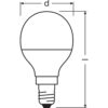 [LVE-4099854075483] Ledvance/Osram Bombilla LED "Classic" E14 4,9W 470Lm 2700K 180º IP20