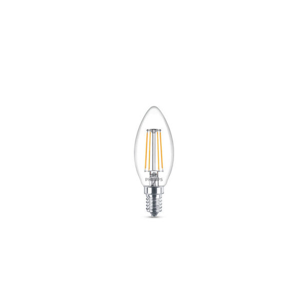 ph_8718699777616_1-5 Pack 2 Bombilla LED Philips E14 B35 4.3W 470Lm 2700K [PH-929001889767