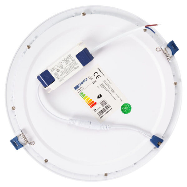 Placa LED Circular 24W 2,585Lm Driver Lifud Flicker Free IP20 30,000H [WR-AYRR-24-CW]