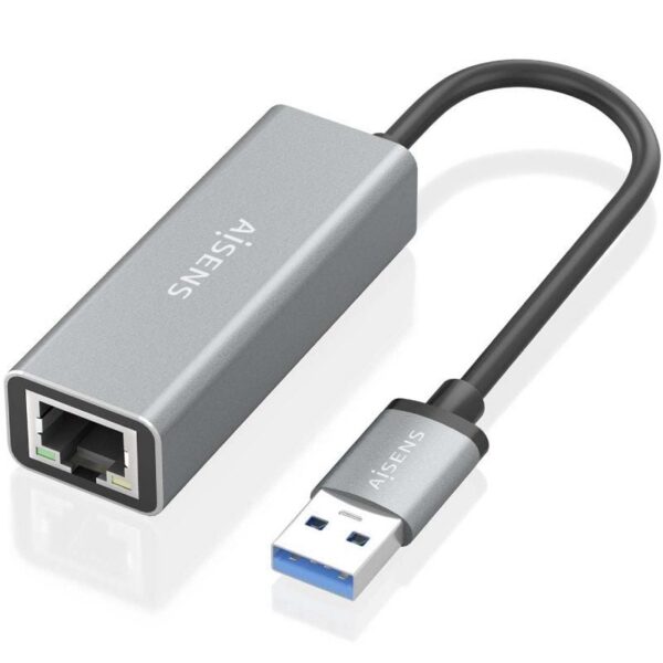 Adaptador USB 3.0 - RJ45 Aisens A106-0897/ 1000Mbps