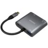 art_ais-adp20a109-0626_2 Conversor Aisens A109-0626 - USB-C a VGA, HDMI 4K, USB 3.0 y USB-C PD - 15cm - Gris