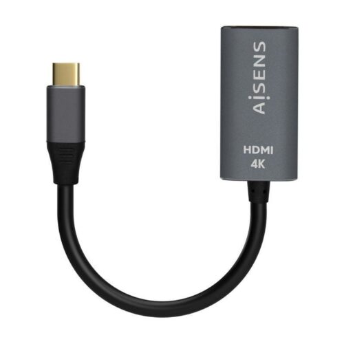 art_ais-adp20a109-0683_1 Conversor HDMI 4K 60Hz Aisens A109-0683/ HDMI Hembra - USB Tipo-C Macho/ 15cm/ Gris