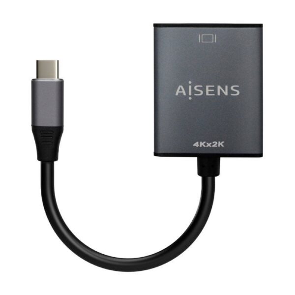 art_ais-adp20a109-0685_1-2 Conversor HDMI 4K 30Hz Aisens A109-0685/ HDMI Hembra - USB Tipo-C Macho/ 15cm/ Gris