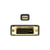 Cable Conversor Mini DisplayPort Aisens A125-0363/ Mini DisplayPort Macho - DVI Macho/ 2m/ Negro