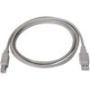 art_ais-cab20a101-0001_2-1 Cable USB 2.0 Impresora Aisens A101-0001/ USB Tipo-B Macho - USB Macho/ 1m/ Beige