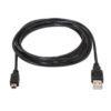 art_ais-cab20a101-0025_2 Cable USB 2.0 Aisens A101-0025/ USB Macho - USB Mini/ Hasta 2.5W/ 60Mbps/ 1.8m/ Negro