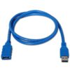 art_ais-cab20a105-0045_2 Cable Alargador USB 3.0 Aisens A105-0045/ USB Macho - USB Hembra/ Hasta 9W/ 625Mbps/ 1m / Azul