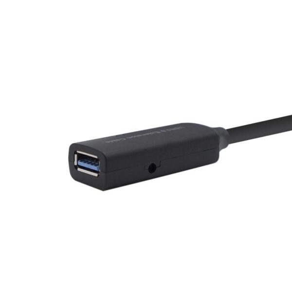 art_ais-cab20a105-0408_2-1 Cable Alargador USB 3.0 con Amplificador Aisens A105-0408/ USB Macho - USB Hembra/ Hasta 9W/ 625Mbps/ 10m/ Negro