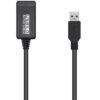 art_ais-cab20a105-0525_1-2 Cable Alargador USB 3.0 con Amplificador Aisens A105-0525/ USB Macho - USB Hembra/ Hasta 9W/ 625Mbps/ 5m/ Negro