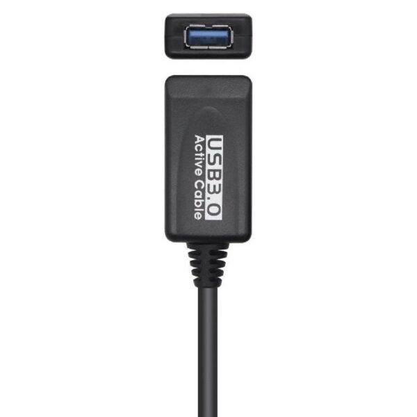 art_ais-cab20a105-0525_2 Cable Alargador USB 3.0 con Amplificador Aisens A105-0525/ USB Macho - USB Hembra/ Hasta 9W/ 625Mbps/ 5m/ Negro