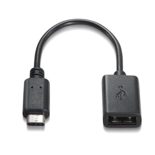 art_ais-cab20a107-0059_2 Cable USB 2.0 Aisens A107-0059/ USB Tipo-C Macho - USB Hembra/ 480Mbps/ 15cm/ Negro