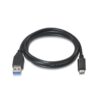 art_ais-cab20a107-0060_2 Cable USB 3.1 Tipo-C Aisens A107-0060/ USB Tipo-C Macho - USB Macho/ 10Gbps/ 1m/ Negro