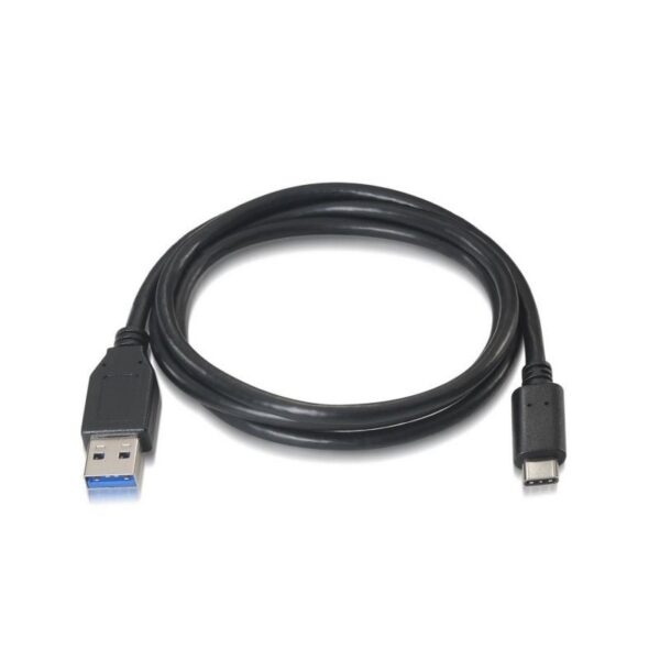 art_ais-cab20a107-0060_2 Cable USB 3.1 Tipo-C Aisens A107-0060/ USB Tipo-C Macho - USB Macho/ 10Gbps/ 1m/ Negro