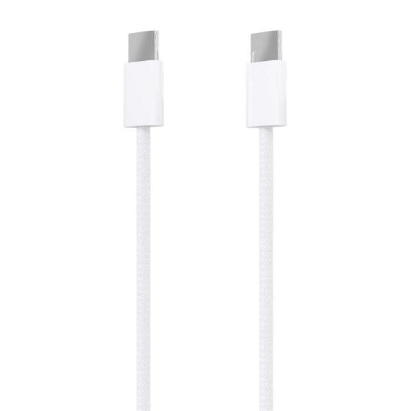 Cable USB 2.0 Tipo-C Aisens A107-0856/ USB Tipo-C Macho - USB Tipo-C Macho/ Hasta 60W/ 480Mbps/ 2m/ Blanco