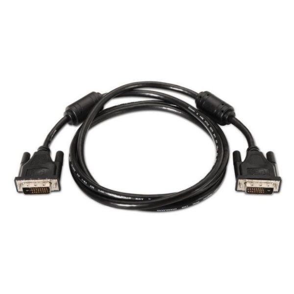 art_ais-cab20a117-0089_2 Cable DVI Aisens A117-0089/ DVI-D Macho - DVI-D Macho/ Hasta 3W/ 10Mbps/ 1.8m/ Negro