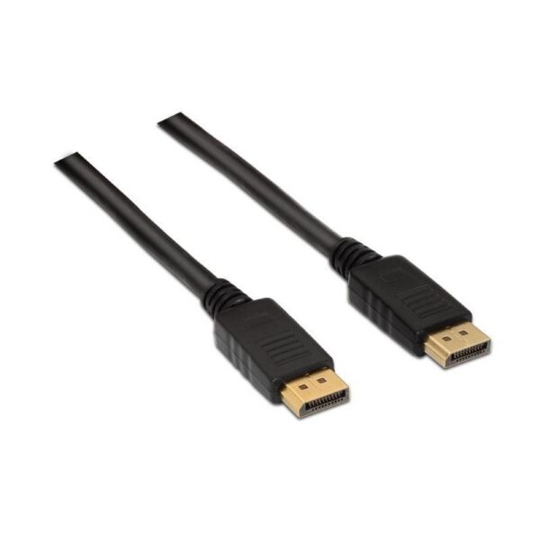 art_ais-cab20a124-0130_1-2 Cable DisplayPort 1.2 4K Aisens A124-0130/ DisplayPort Macho - DisplayPort Macho/ Hasta 5W/ 2300Mbps/ 3m/ Negro