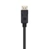 art_ais-cab20a124-0387_2 Cable DisplayPort 1.2 4K Aisens A124-0387/ DisplayPort Macho - DisplayPort Macho/ Hasta 5W/ 2300Mbps/ 5m/ Negro