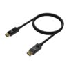art_ais-cab20a124-0549_2 Cable DisplayPort 1.2 4K Aisens A124-0549/ DisplayPort Macho - DisplayPort Macho/ Hasta 5W/ 2300Mbps/ 1.5m/ Negro