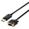 art_ais-cab20a125-0365_1-2 Cable Conversor Aisens A125-0365/ DisplayPort Macho - VGA Macho/ Hasta 5W/ 2300Mbps/ 2m/ Negro