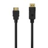 art_ais-cab20a125-0550_1 Cable Conversor Aisens A125-0550/ Displayport Macho - HDMI Macho/ Hasta 5W/ 2300Mbps/ 50cm/ Negro