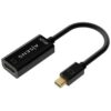 art_ais-cab20a125-0643_1-2 Cable Conversor Aisens A125-0643/ Mini DisplayPort Macho - HDMI Hembra/ Hasta 5W/ 2300Mbps/ 15cm/ Negro