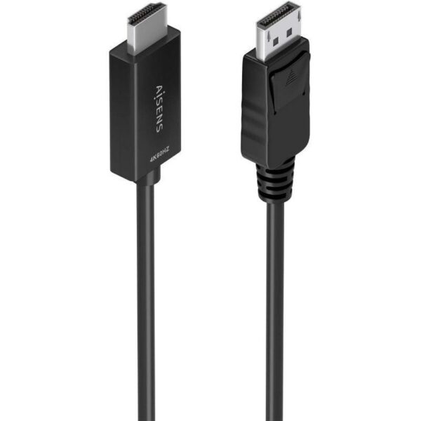 art_ais-cab20a125-0896_1 Cable Conversor Aisens A125-0896/ DisplayPort Macho - HDMI 4K Macho/ 5m/ Negro