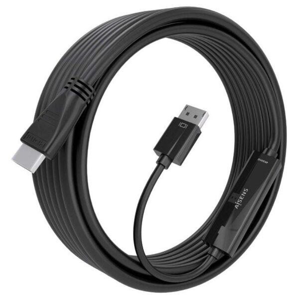 art_ais-cab20a125-0896_2 Cable Conversor Aisens A125-0896/ DisplayPort Macho - HDMI 4K Macho/ 5m/ Negro