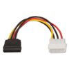 art_ais-cab20a131-0158_1 Cable Alimentación SATA Aisens A131-0158/ Molex 4 PIN Macho - SATA Hembra/ Hasta 54W/ 16cm