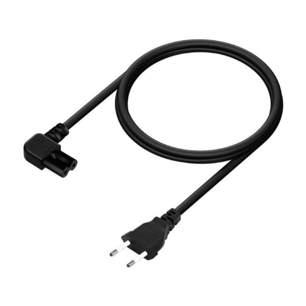 art_ais-cab20a132-0598_2 Cable Alimentación Forma 8 Aisens A132-0598/ CEE7/16 Macho - C7 Hembra/ Hasta 1500W/ 1.8m/ Negro