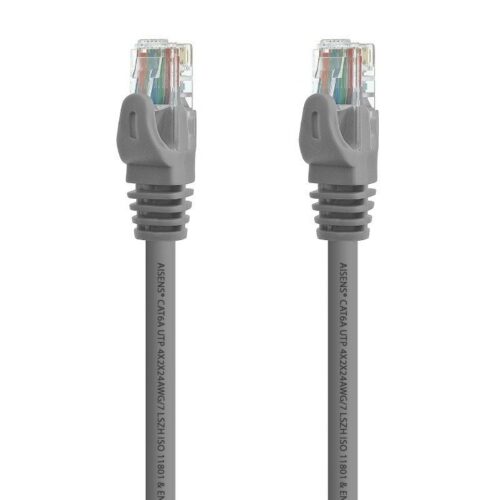 Cable de Red RJ45 UTP Cat.6A Aisens - 3m Gris - 10Gbps