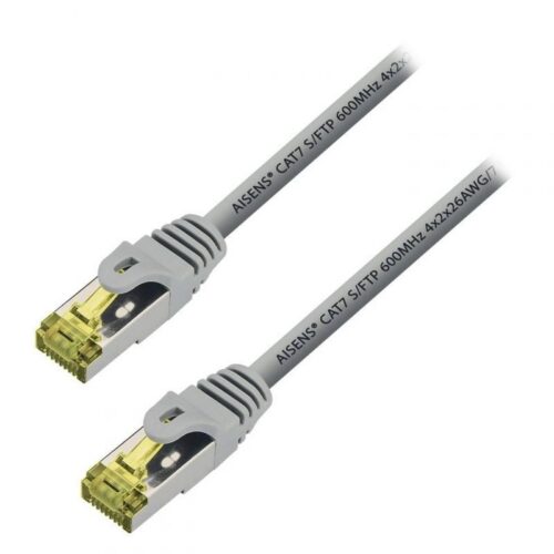 art_ais-cab20a146-0333_1-2 Cable de Red RJ45 S/FTP Aisens A146-0333 Cat.7/ 50cm/ Gris