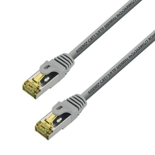Cable de Red RJ45 Cat.7 S/FTP 5m - Aisens A146-0337 - 10Gbps - Gris