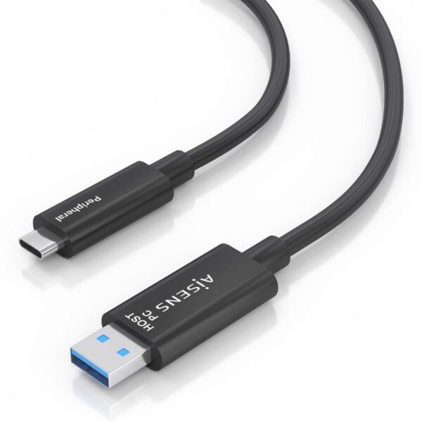art_ais-cab20a157-0927_1 Cable USB 3.2 Tipo-C AOC Aisens A157-0927/ USB Tipo-C Macho - USB Macho/ 10Gbps/ 40m/ Negro