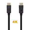 art_ais-cab20dp20a124-0455_1-2 Cable DisplayPort 1.2 4K Aisens A124-0455/ DisplayPort Macho - DisplayPort Macho/ 1m/ Negro