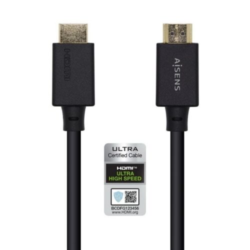 Cable HDMI 2.1 8K Aisens A150-0422 - 1.5m - Macho a Macho - Negro