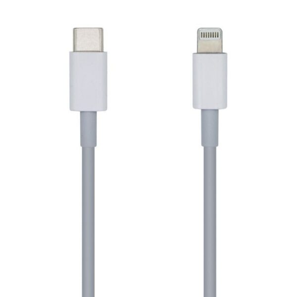 art_ais-cab20ligh20a102-0443_1-2 Cable USB Tipo-C 2.0 Lightning Aisens A102-0443/ Lightning Macho - USB Tipo-C Macho/ 2m/ Blanco