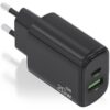 art_ais-carga20a110-0910_1 Cargador de Pared GaN Aisens A110-0910/ 1xUSB Tipo-C/ 1xUSB/ 20W/ Negro