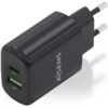 art_ais-carga20a110-0912_2 Cargador de Pared GaN Aisens A110-0912/ 1xUSB Tipo-C/ 1xUSB/ 25W/ Negro
